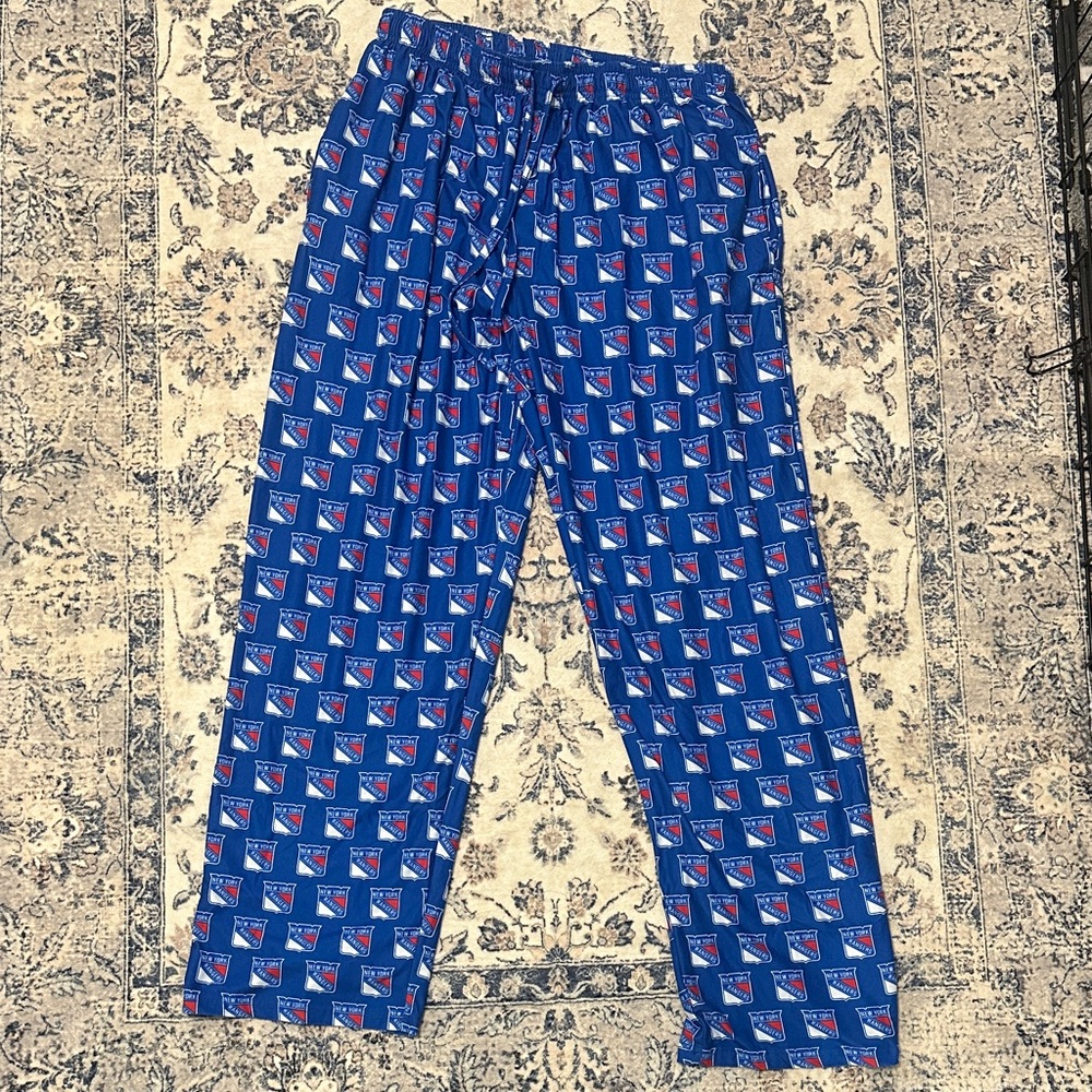 Men’s Blue NYR Pajama Pants